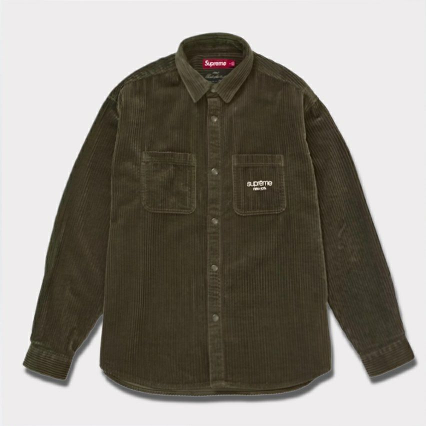 Supreme シュプリーム 2024AW Wide Wale Corduroy Snap Shirt ワイド