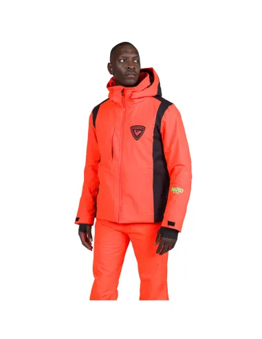 Men's Rossignol Hero Velika Ski Jacket Neon Red
