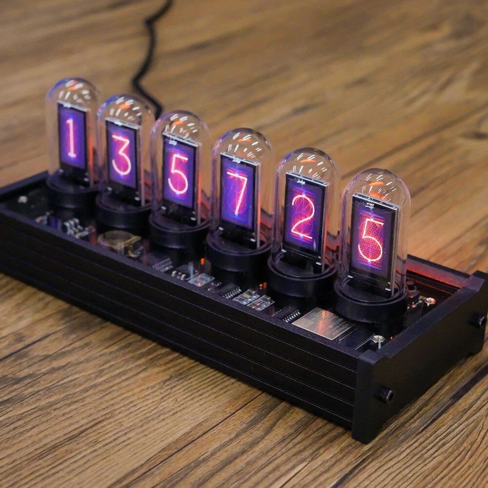 ニキシー管時計 パタパタ時計エミュレート IPS液晶 【公式通販】