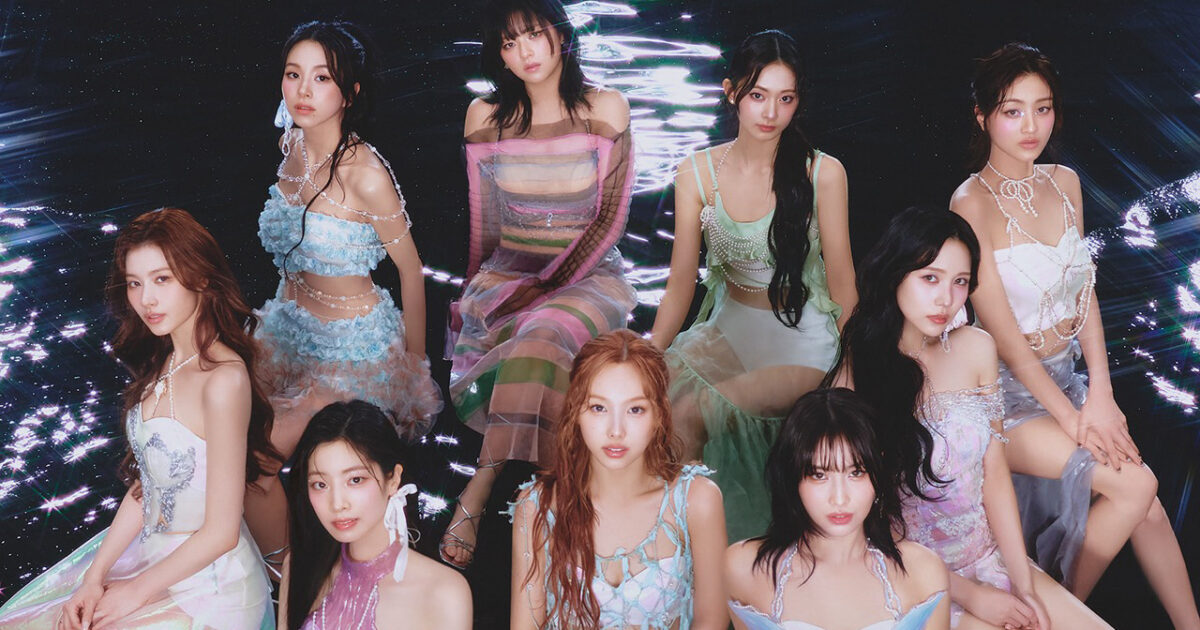 TWICEが夏らしく水と光の中で輝く、日本5枚目アルバム『DIVE