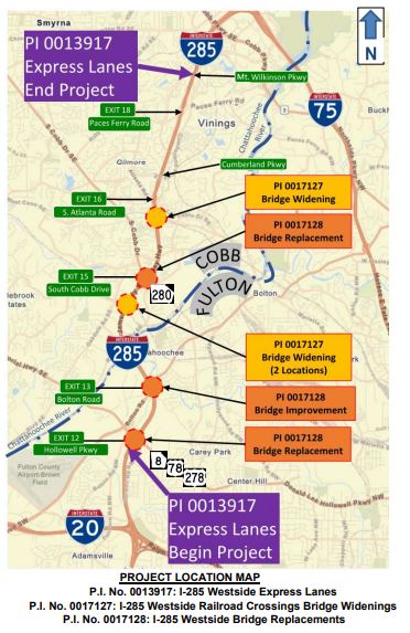 I-285 Express Lane and Improvement | GDOT Project 0013917