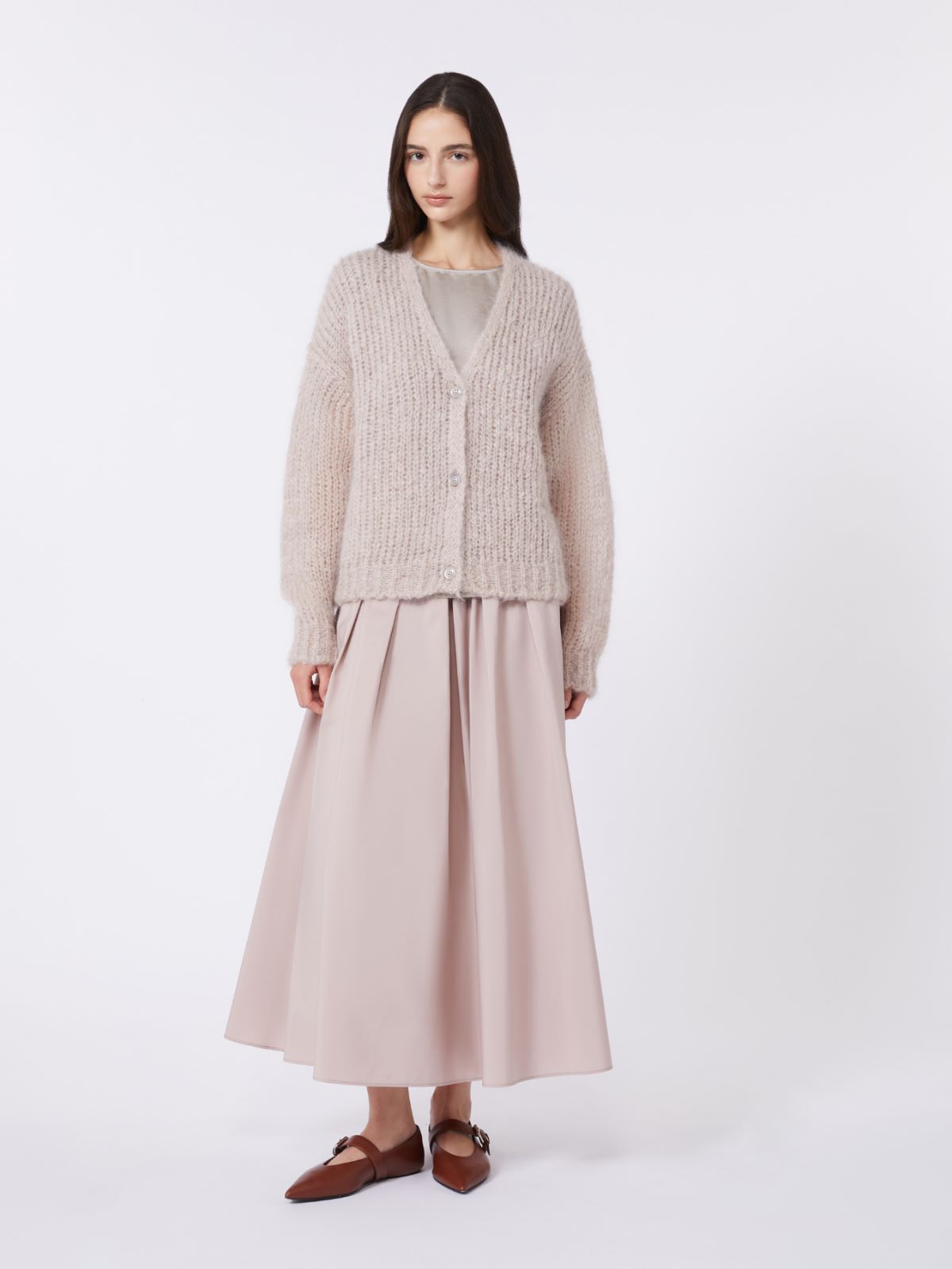 Mohair cardigan, sand | Weekend Max Mara