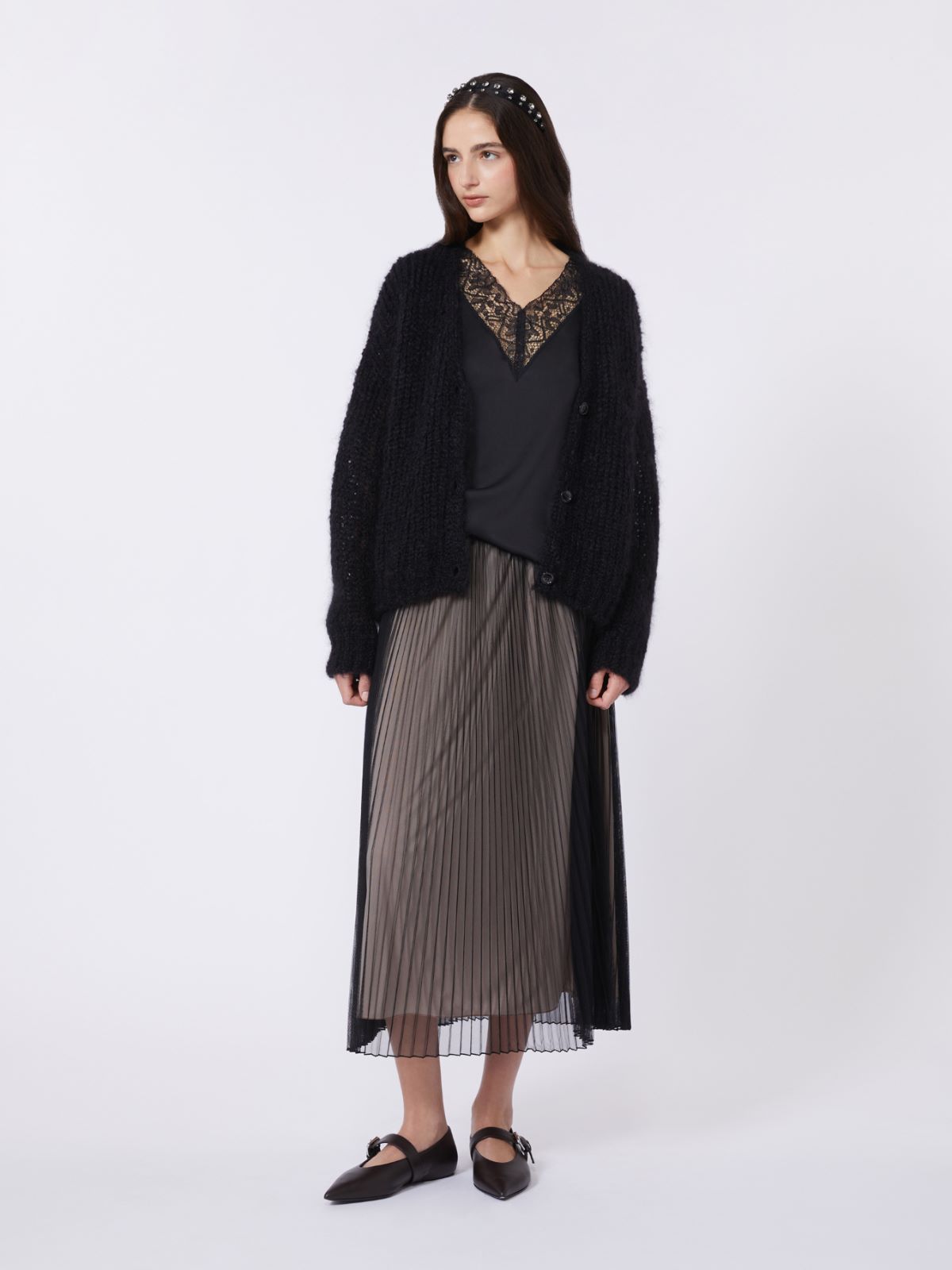 Mohair cardigan, black | Weekend Max Mara