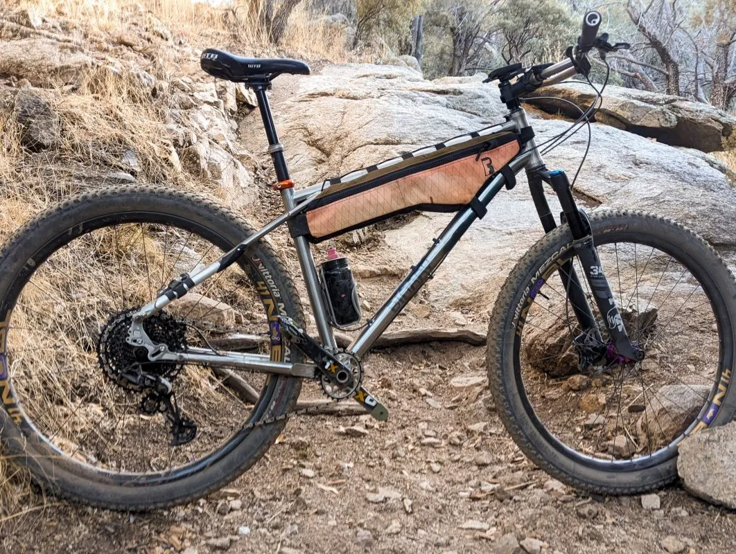 Kinetik Titanium Bikepacking & Expedition Bike Frame | Binary Bicycles