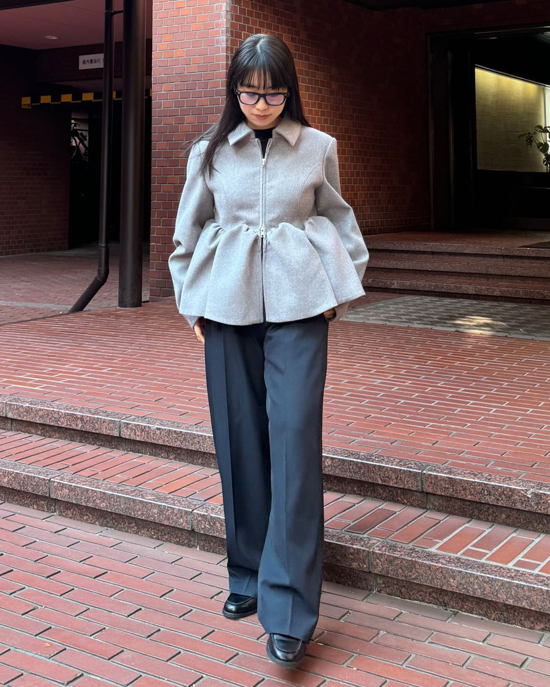 BIBIY. MADE | BIANCA SPARKLE JACKET GRAY｜Bibiy.