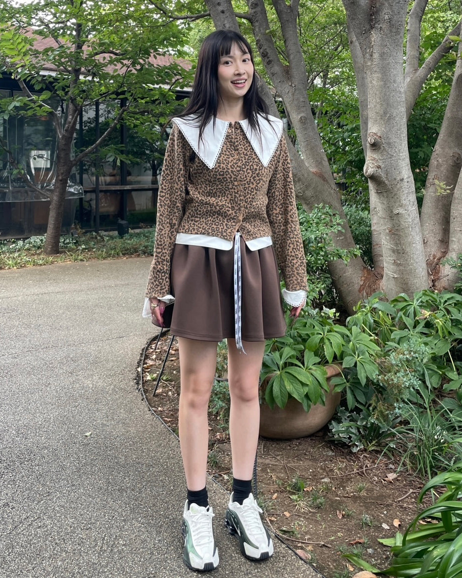 BIBIY. MADE | PATTY PILGRIM TOP LEOPARD｜Bibiy.