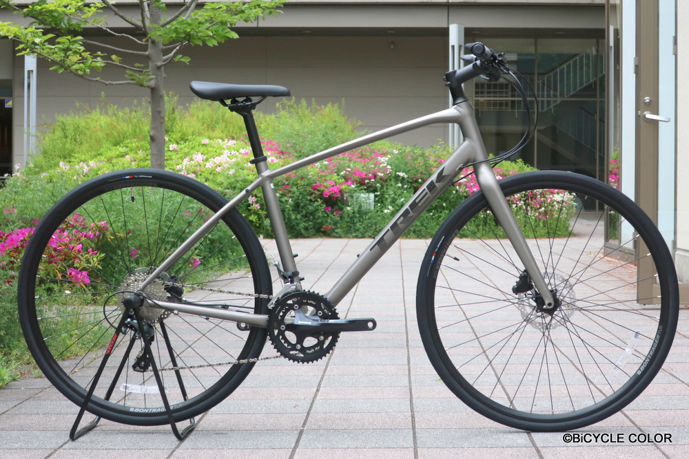 クロスバイクでもロードバイクの様に速く楽に遠くまで走りたい！ TREK