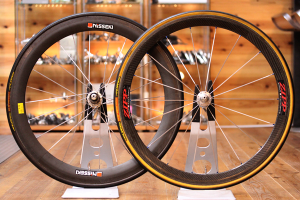 レアな650Cサイズのカーボンホイールが1円～！ZIPP＆NISSEKI（日石