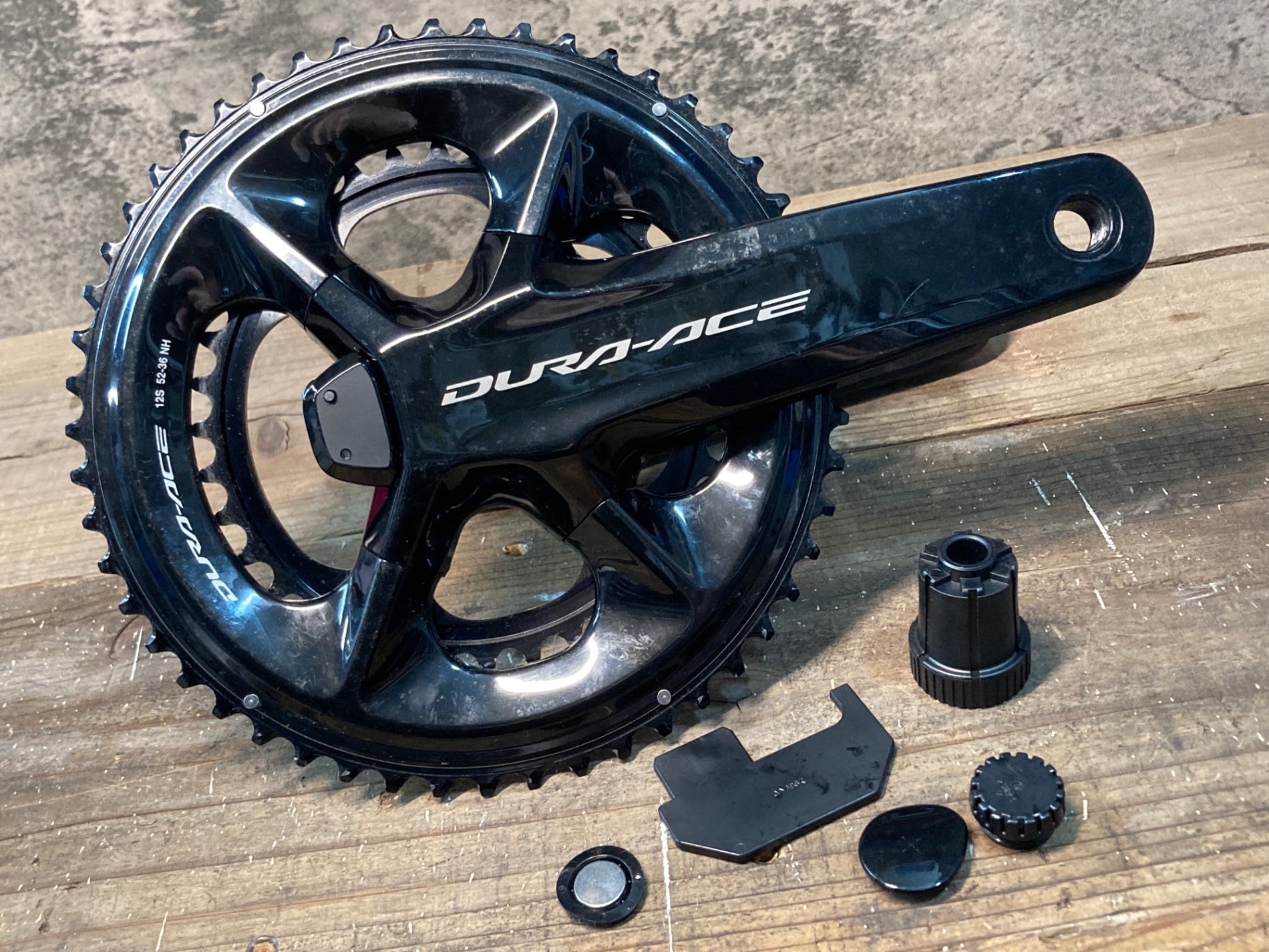 デュラエース クランクアーム 167.5 R9200 チタンキャップ付き