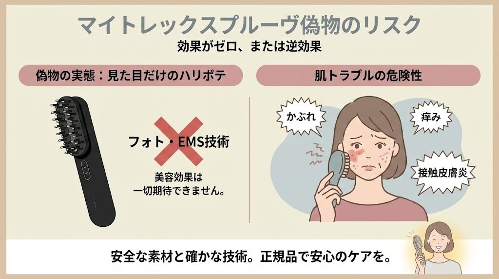 マイトレックスプルーヴの偽物に注意！後悔しないための見分け方と一番