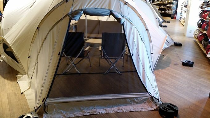 スピアヘッドのレビュー！ スノーピークの流線形ワンポールシェルター