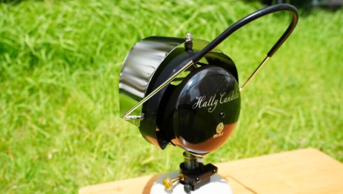 ハーレーバイクのライト風「ハリーカンデラ ガスランタン」をレビュー