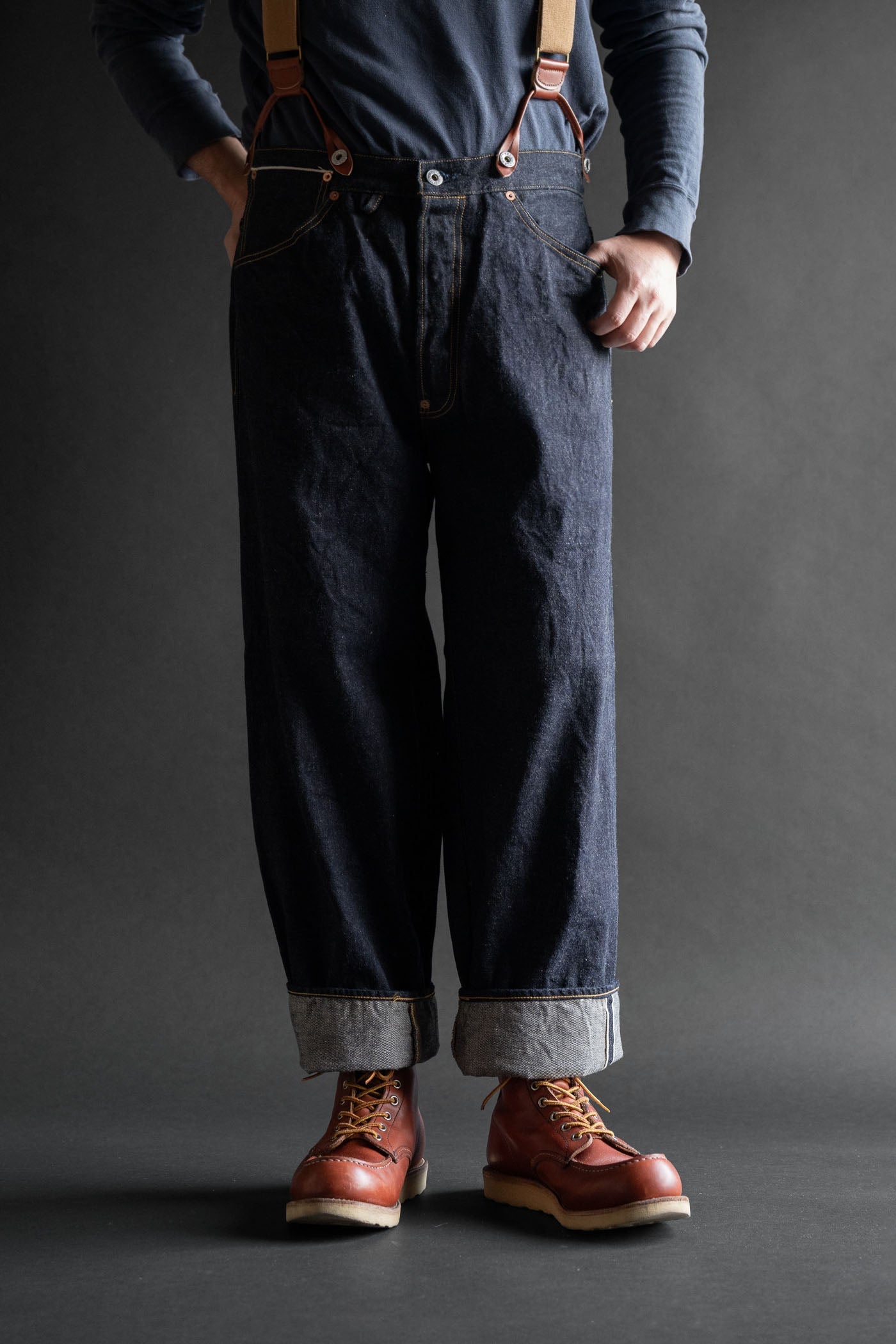 M101(001) WAIST OVERALL SEA ISLAND | BIG JOHN JEANS | Heritage