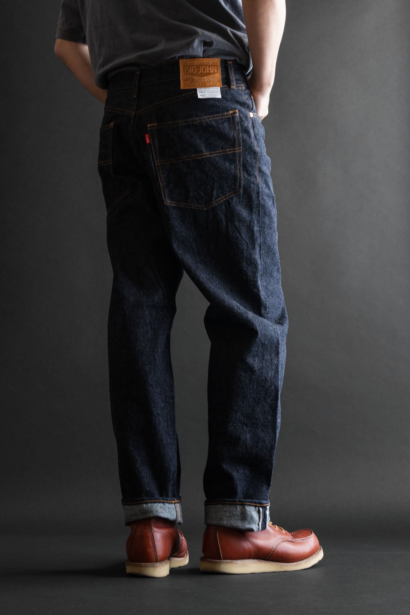 S1956W (001) ISHIKAWADAI DENIM TAPERED FIT – BIG JOHN【公式
