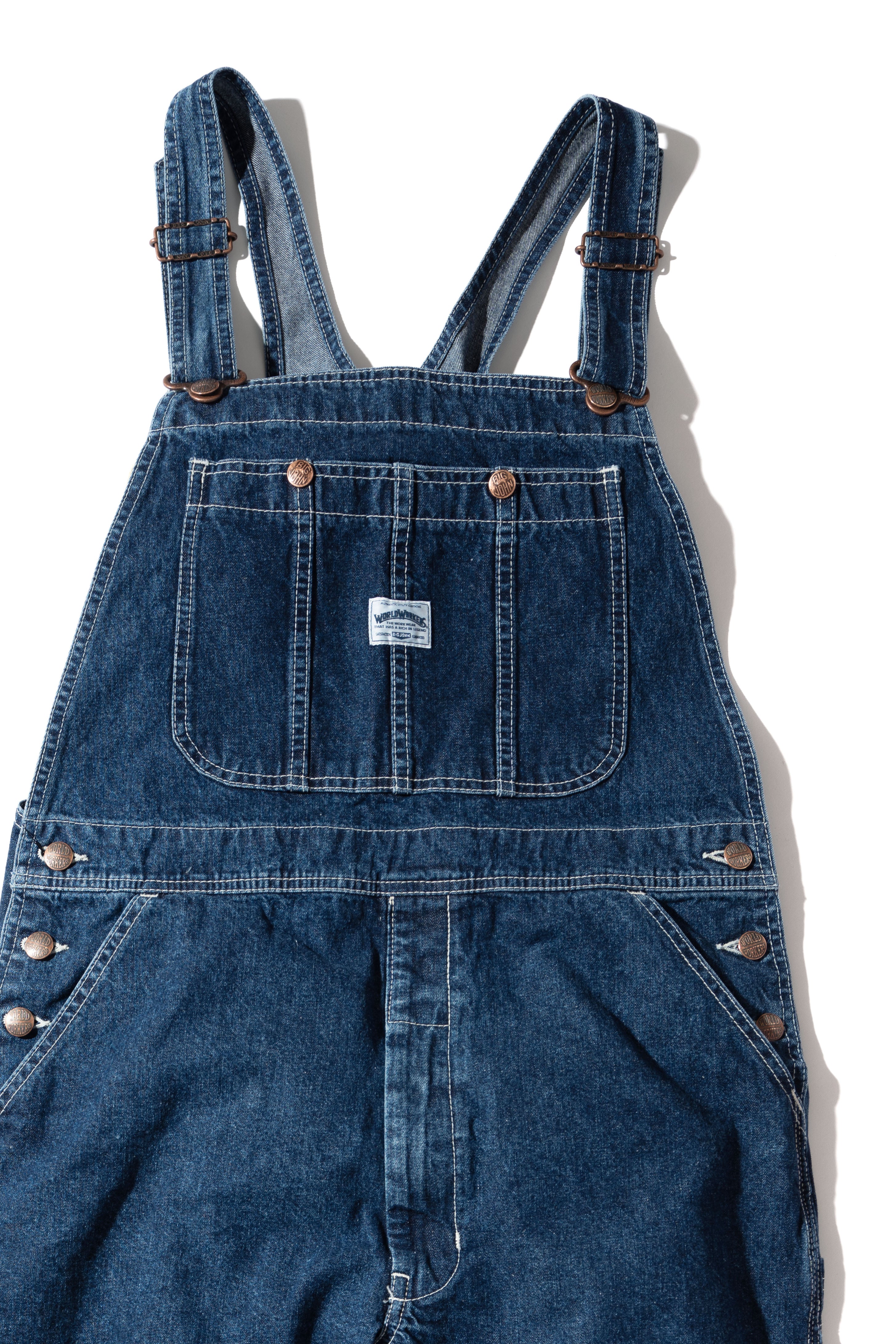 WW502K/WWK502K (82) World Workers Overall vintage wash – BIG JOHN