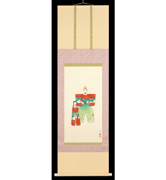 御ひな之図（軸装） | 商品紹介 | 美術品複製画販売サイト | 美術趣味