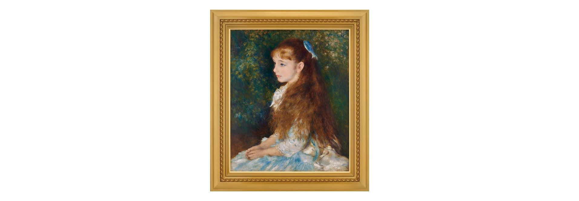 ルノワール 可愛いイレーヌ嬢 銀座トップアート 美術品 複製画 ダンヴェール嬢 ルノワール 絵画 イレーヌ・カーン・ダンヴェール嬢（可愛いイレーヌ