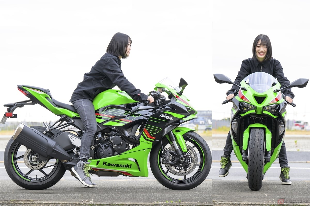 ロマンを感じる凄いマシン！ つぐみライダーがカワサキ「Ninja ZX-6R