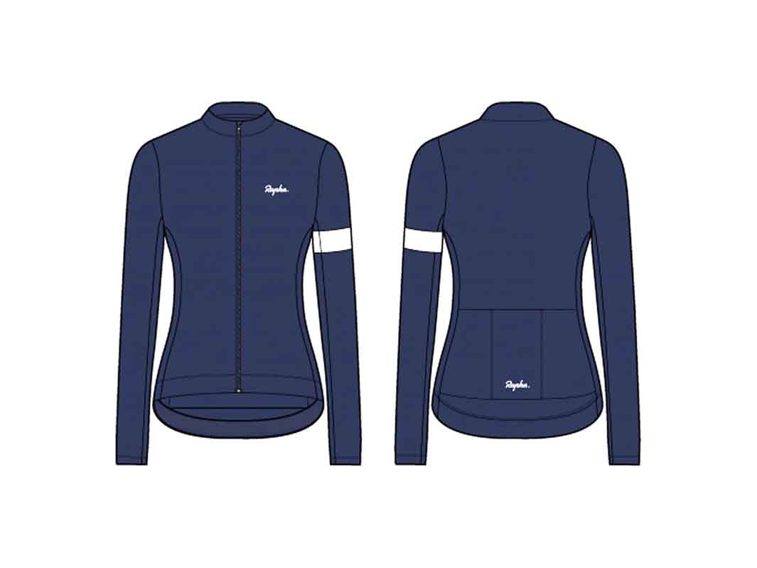 Rapha Core Thermal Long Sleeve women's Cycling Jersey women