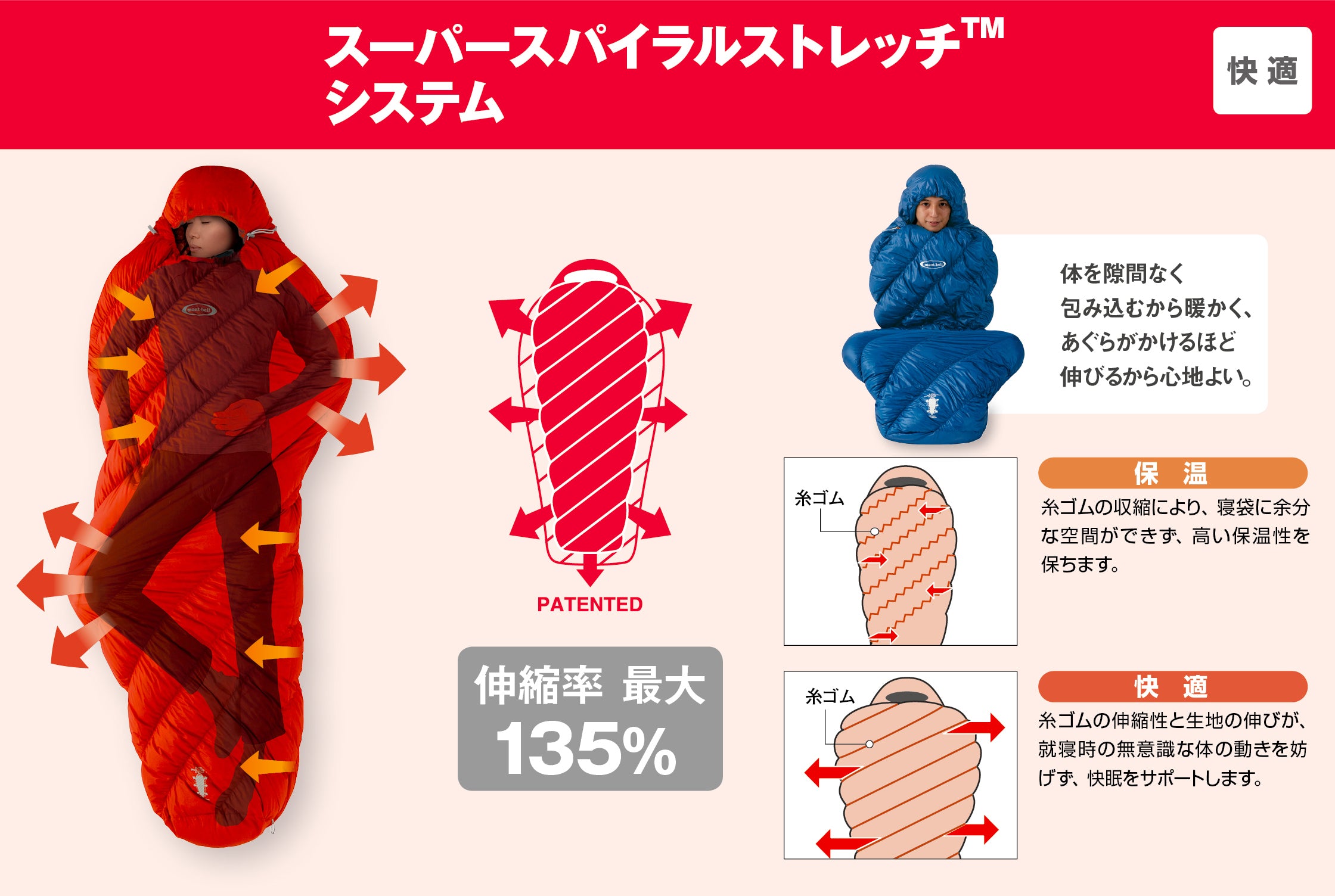 Mont-bell シームレスダウンハガー800 #5