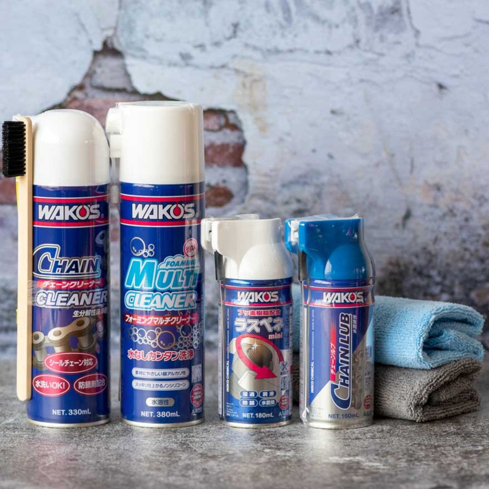 ワコーズ スタンダードセット（自転車洗車用品バイクプラスオリジナル