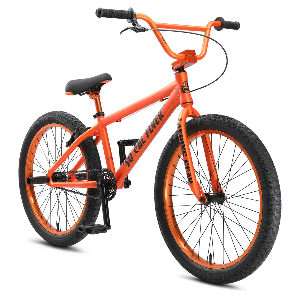 SE Bikes - SE Bikes So Cal Flyer 24 BMX Bike Matte Orange 2024
