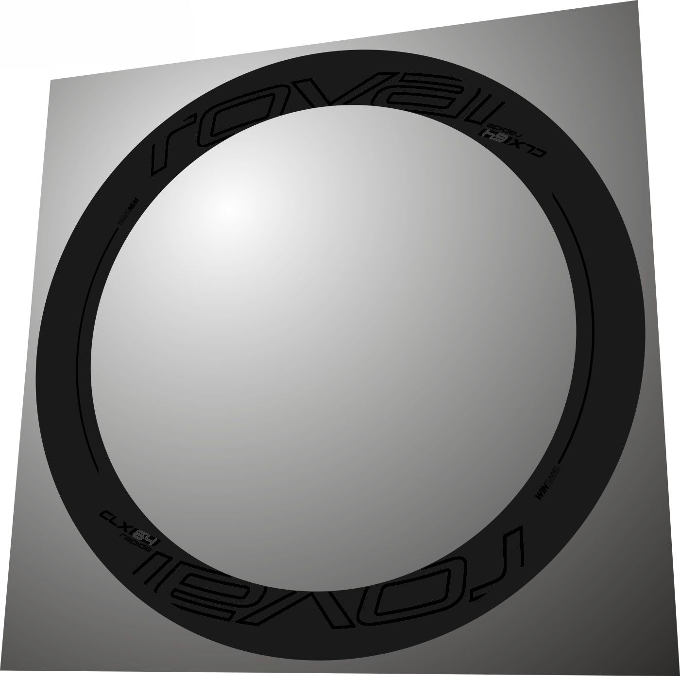 ROVAL Rapide (2016) CLX 64 Rim Decal Set | Bike Decal Replace