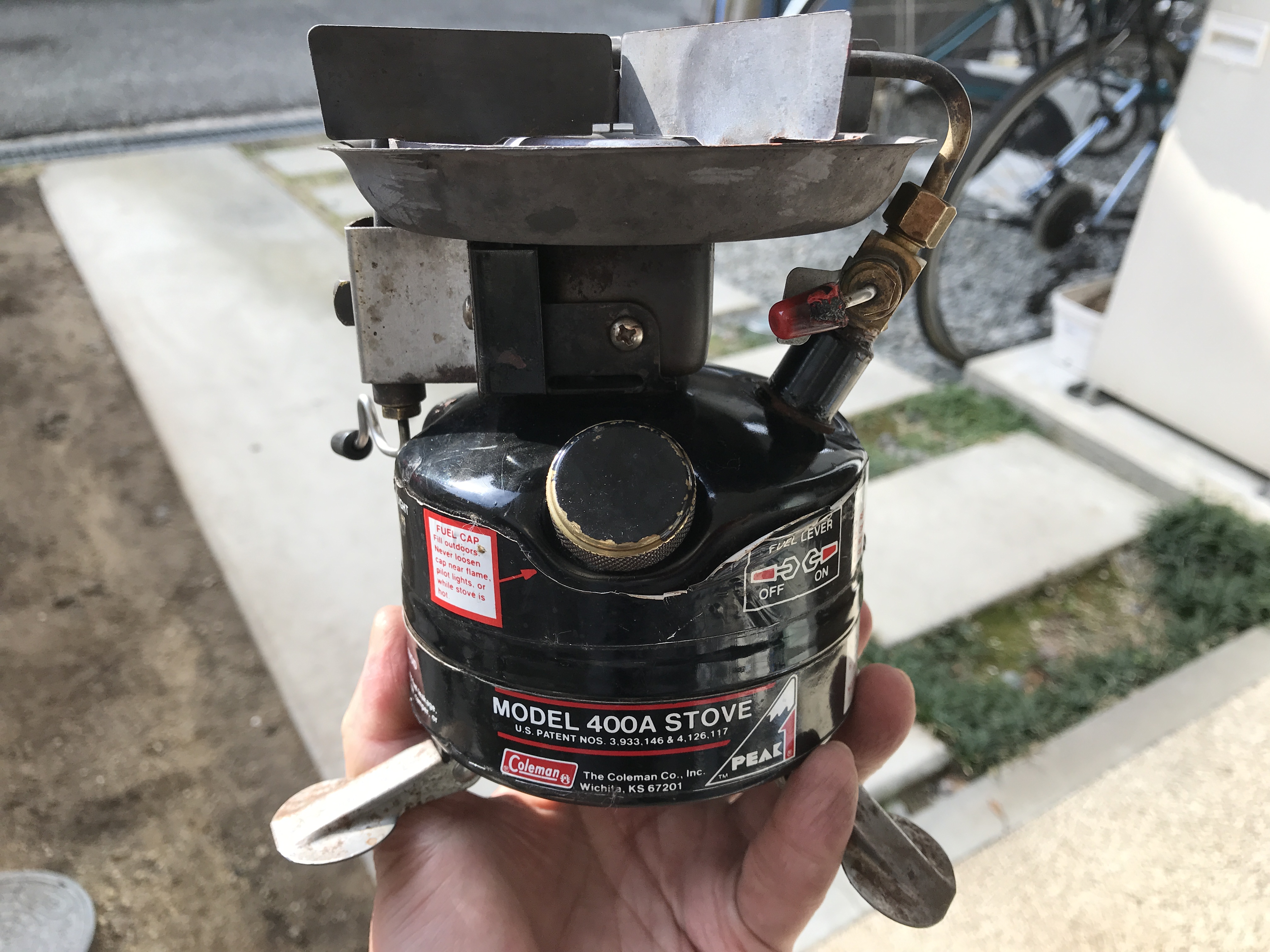 コールマン ピークワン(PEAK1 400A STOVE）をオーバーホール