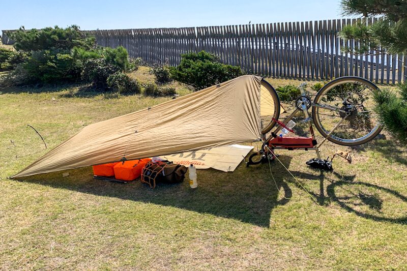 10回使用】Trail BumのCT Tarpが自転車キャンプにおすすめな4つの理由