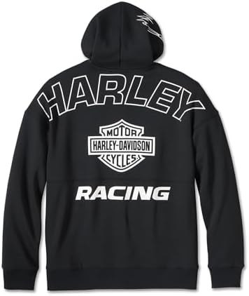 Harley-Davidson Men's Screamin' Eagle Zip-Up Hoodie - Black 96011