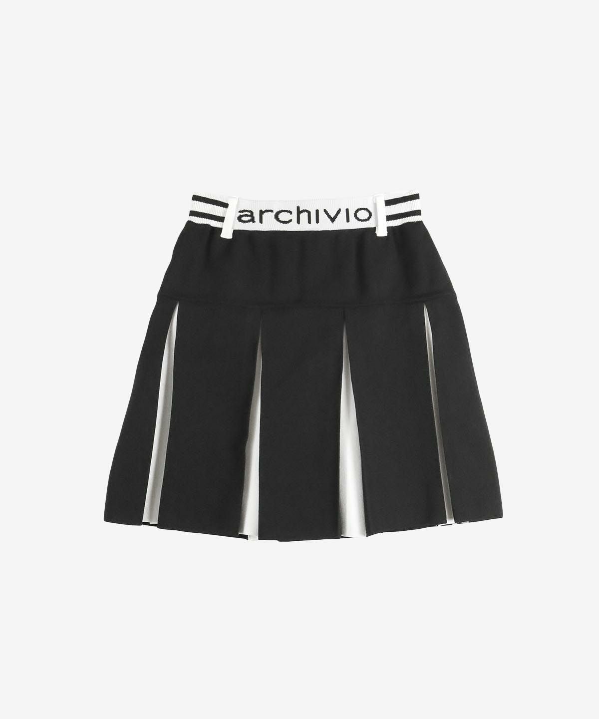 バイカラーニットプリーツスカート|アルチビオ-アウトレット- - ゴルフ