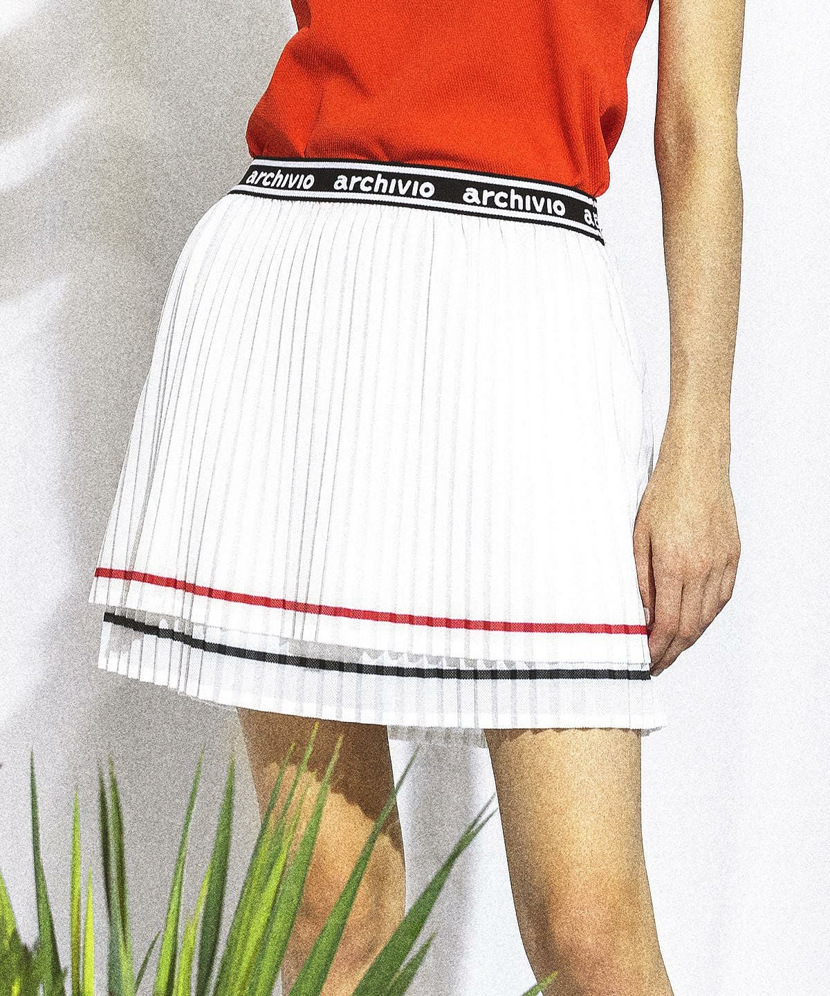 メッシュプリーツスカート|アルチビオ-アウトレット- - ゴルフウェアや