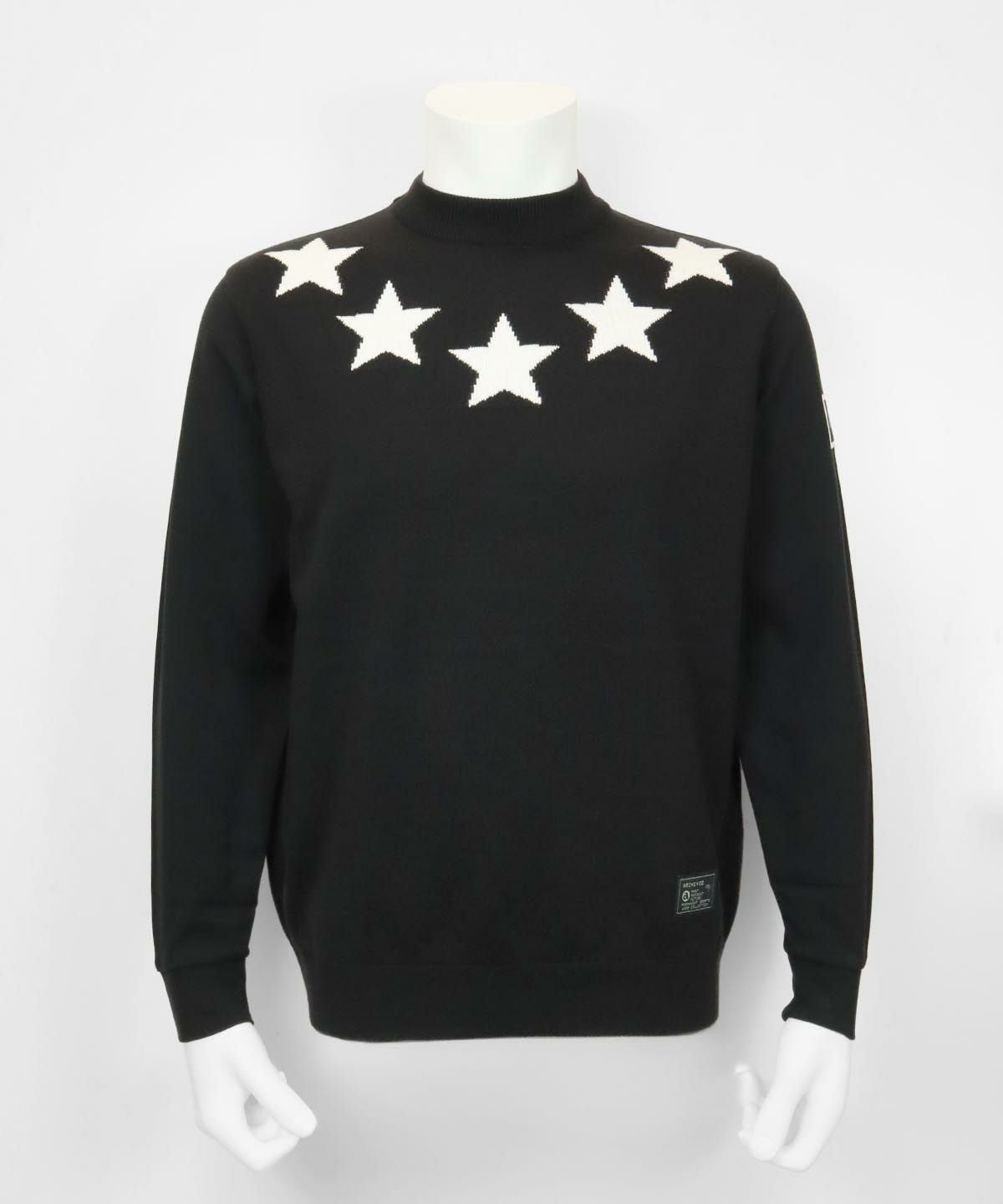 メンズ】素材切替星柄ニット|アルチビオ-アウトレット- - ゴルフウェア