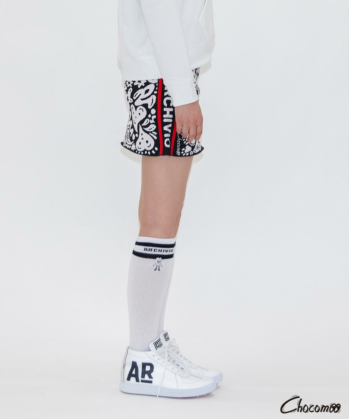 ARCHIVIO×Chocomoo】総柄ニットスカート|アルチビオ-アウトレット
