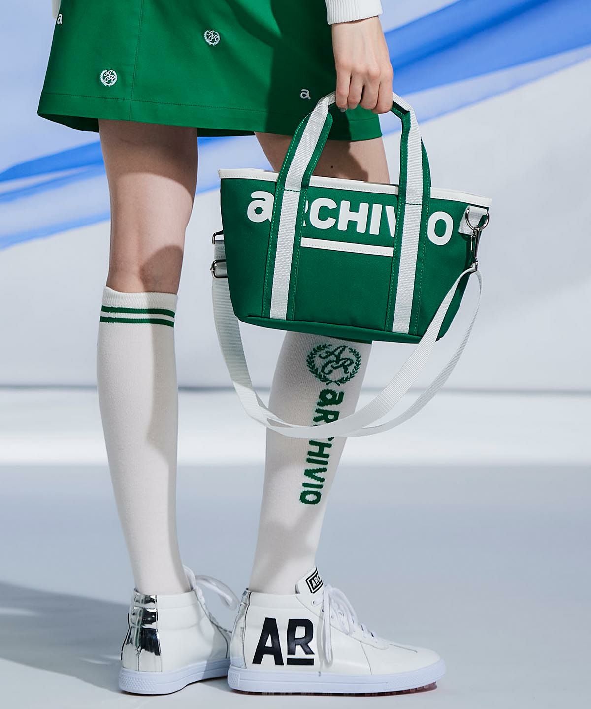 エンブレム風刺繍カートバッグ|アルチビオ - ゴルフウェアや婦人服通販