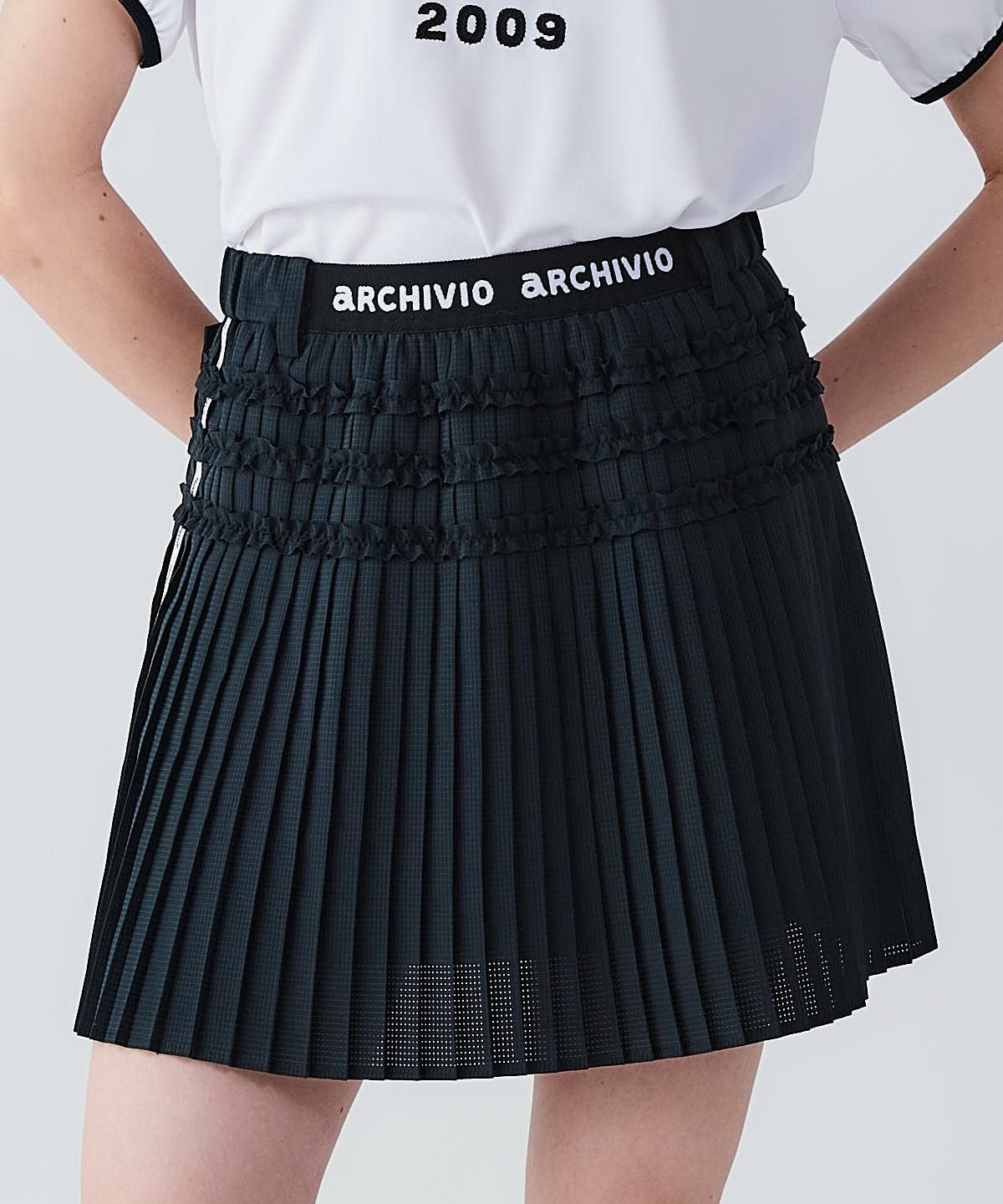 ミニプリーツ撥水通気スカート|アルチビオ - ゴルフウェアや婦人服通販