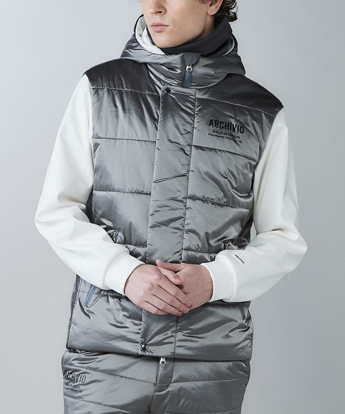 メンズ】異素材切替中綿撥水ブルゾン|アルチビオ - ゴルフウェアや婦人