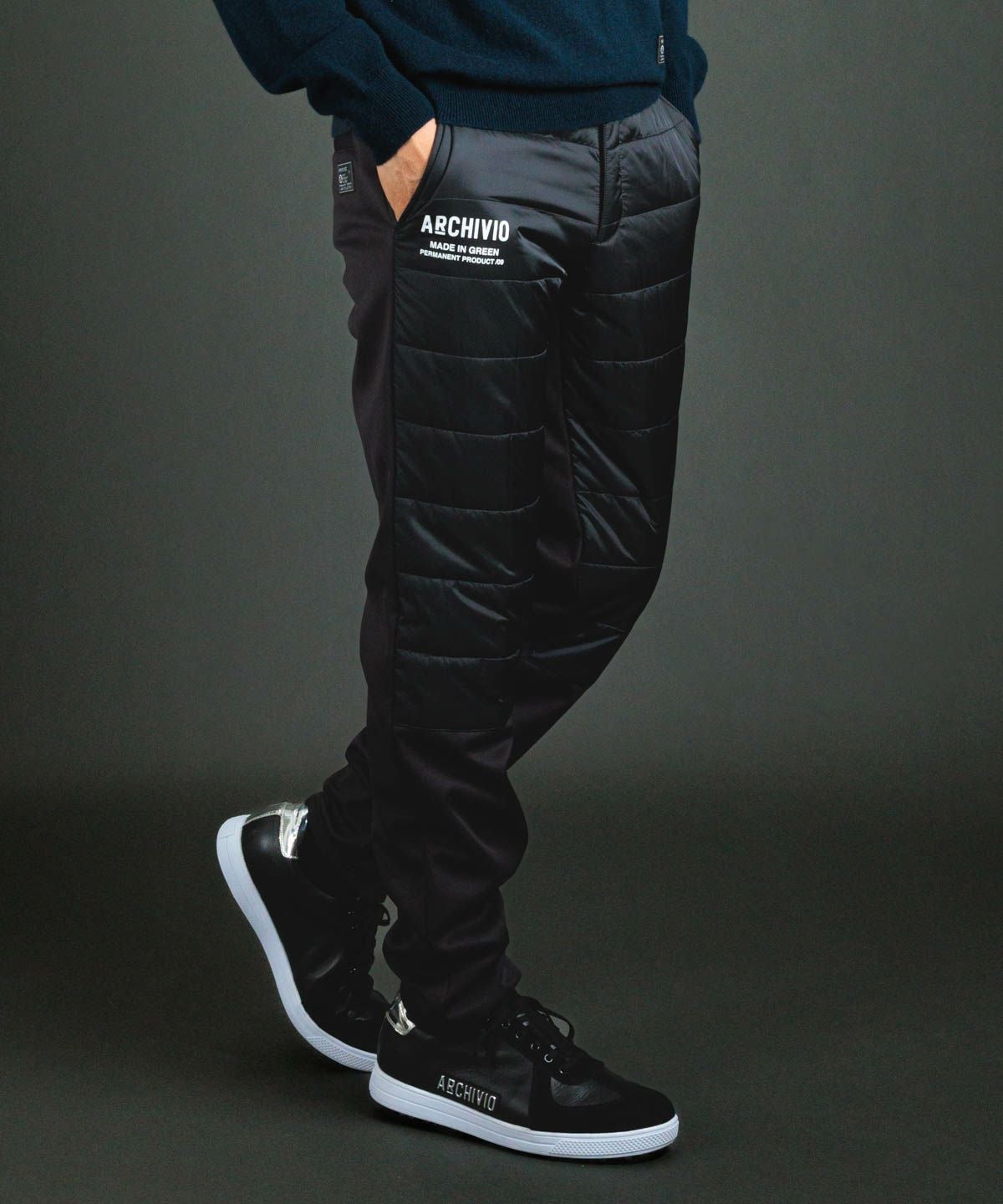 メンズ】異素材切替撥水パンツ|アルチビオ - ゴルフウェアや婦人服通販