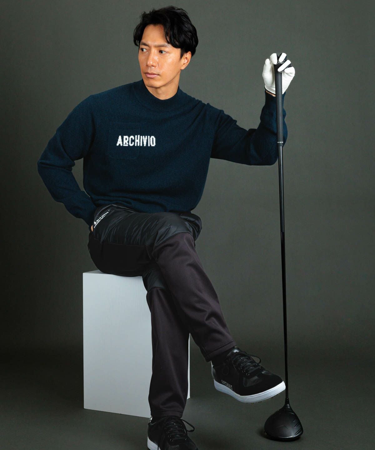 メンズ】異素材切替撥水パンツ|アルチビオ - ゴルフウェアや婦人服通販