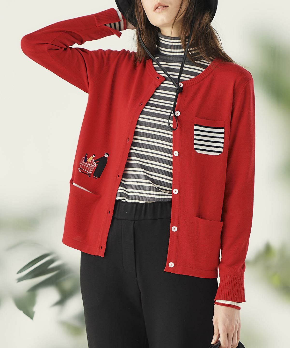 ウール混ニットカーディガン|ピッコーネクラブ - ゴルフウェアや婦人服通販