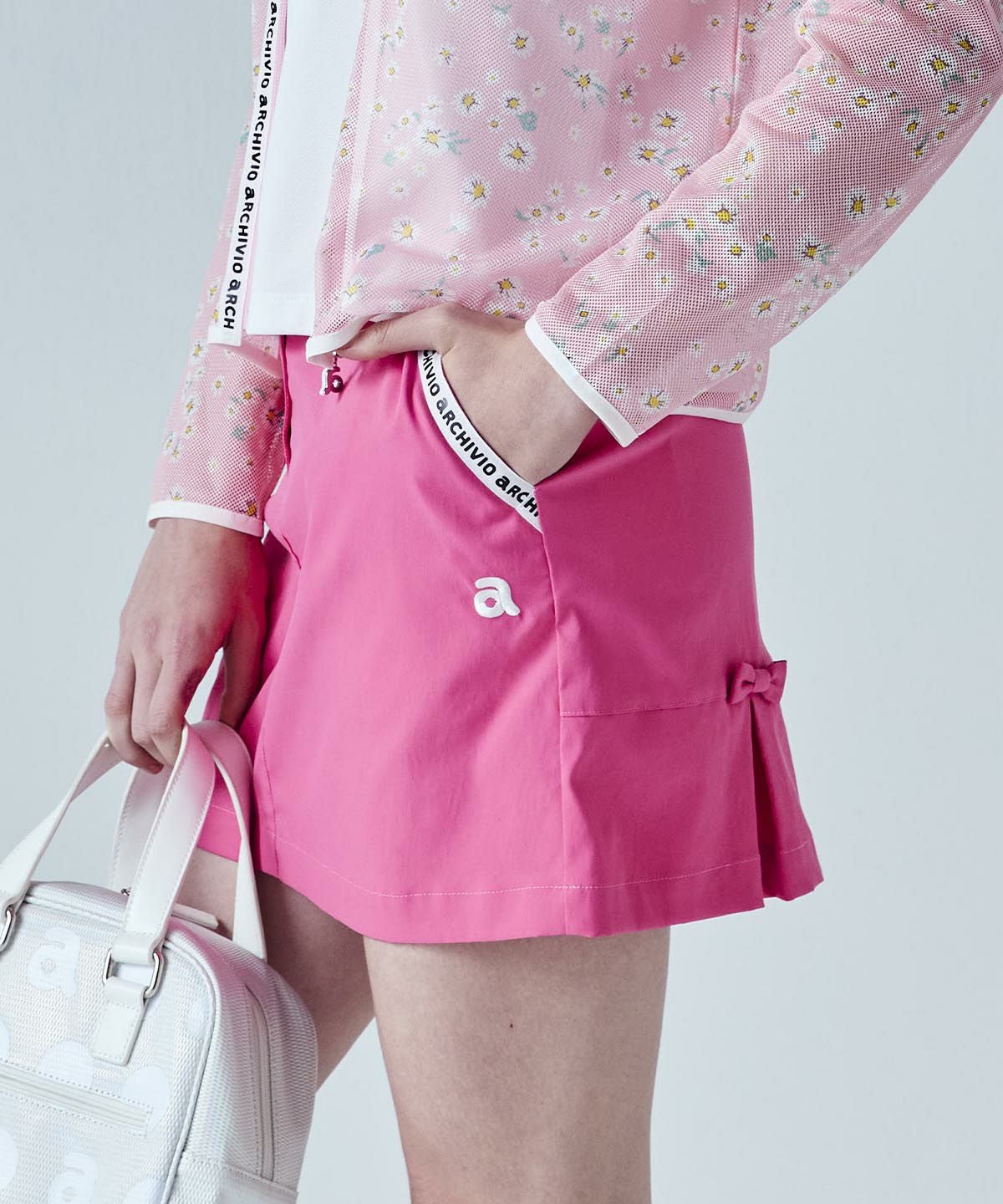 UV冷感バックリボンスカート|アルチビオ - ゴルフウェアや婦人服通販