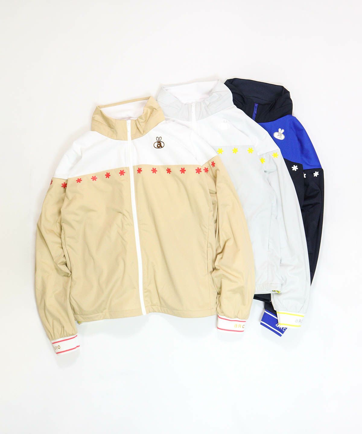 防風保温配色ジップブルゾン|アルチビオ - ゴルフウェアや婦人服通販