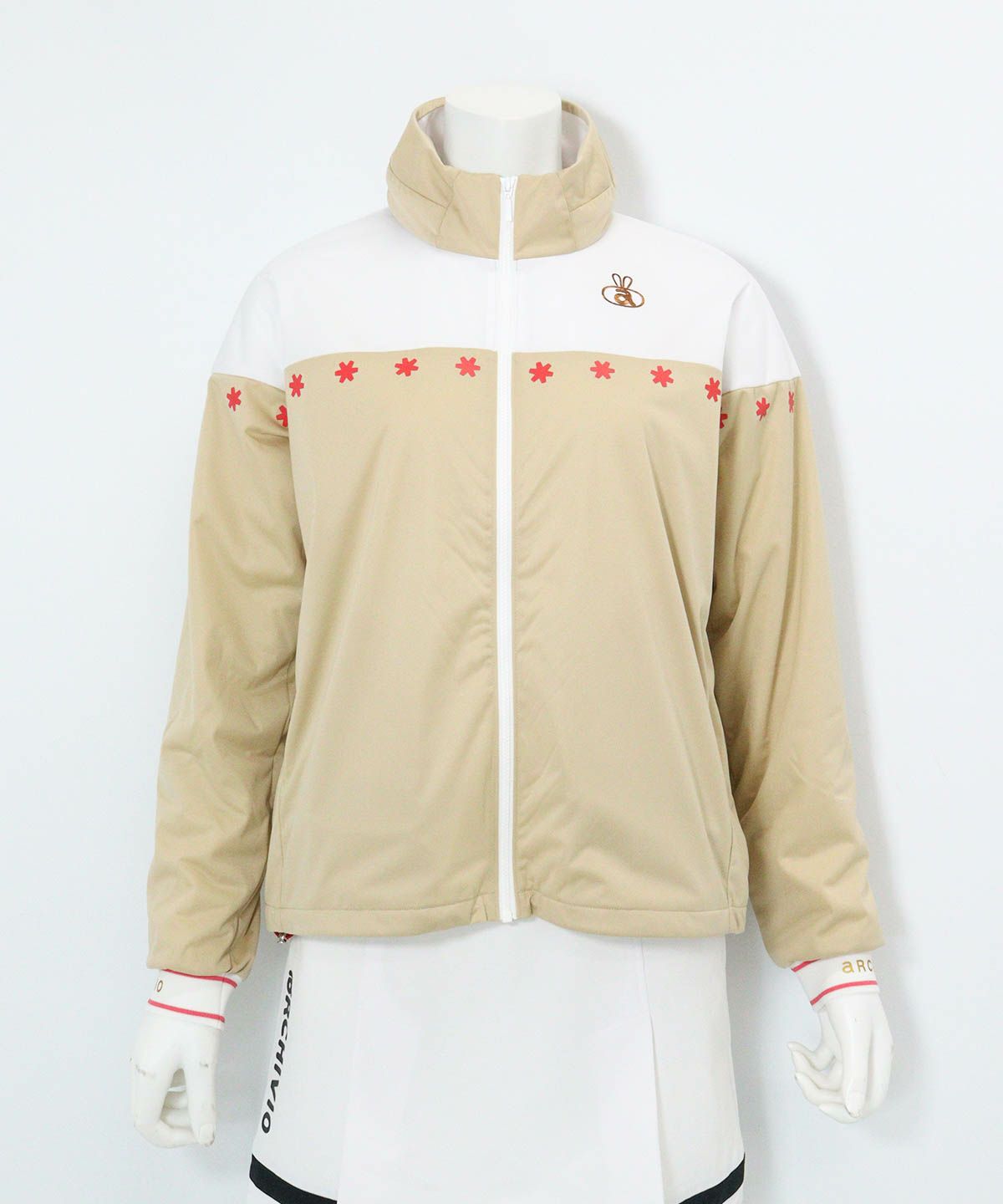 防風保温配色ジップブルゾン|アルチビオ - ゴルフウェアや婦人服通販