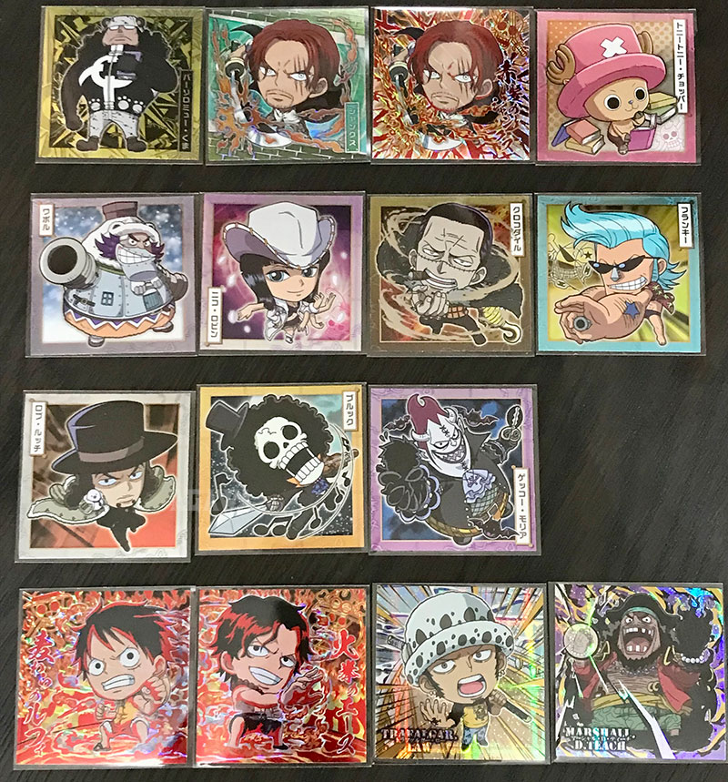 にふぉるめーしょん ワンピース大海賊シールウエハース 第1弾～2弾