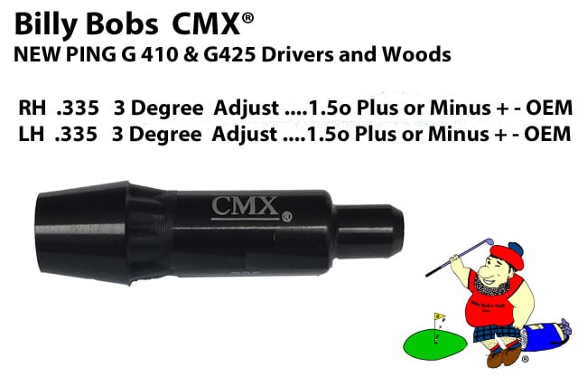 Billy Bobs CMX® Ping G410, G425, G430 &G440 Adaptor Fits Driver
