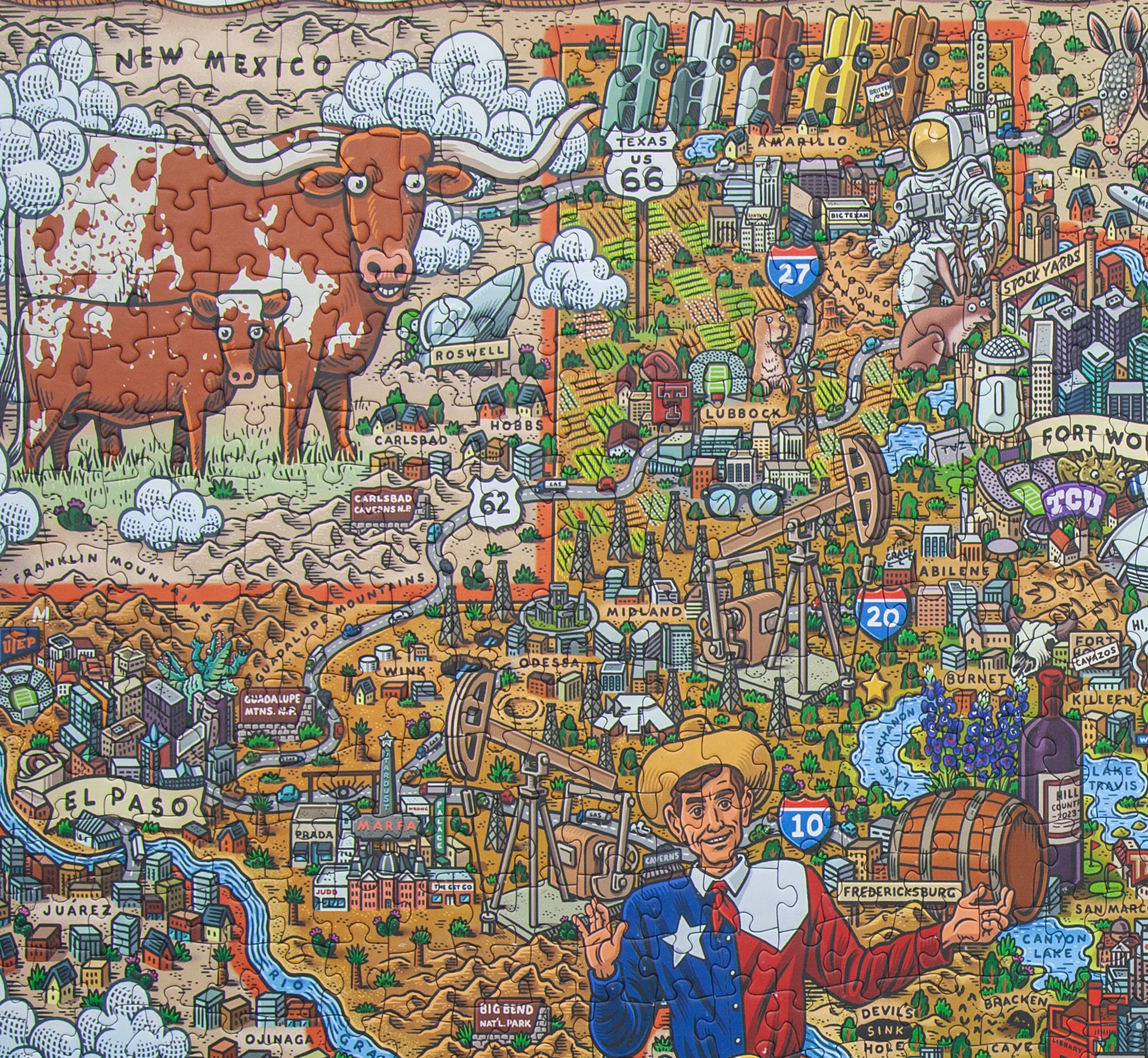 Texas | 1000 Piece Puzzle – Birdie Puzzles