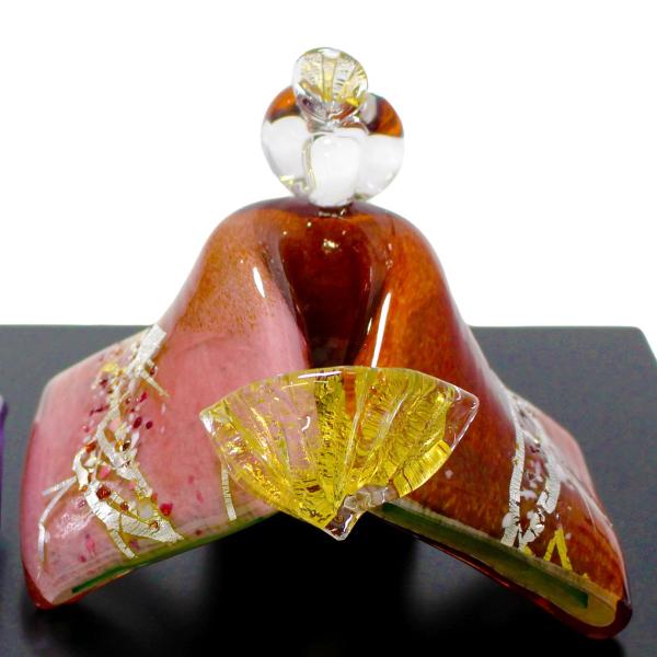 ガラスのお雛様 咲きひとえ雛 SAIZOU GLASS LABO 可児友紀