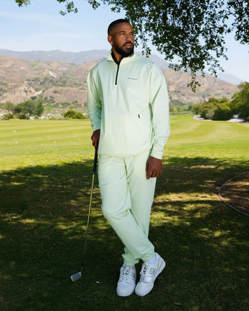 Malbon Golf Performance Nylon Tech Pant - Aloe – Bisque Golf