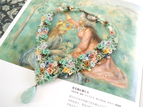 ルノアール《花を摘む娘たち》 | bisseru beads