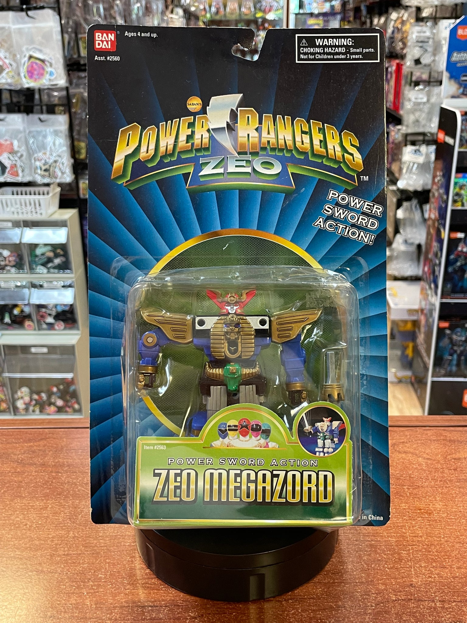Zeo Megazord Power Sword Action (Vintage Power Rangers, Bandai